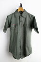 1970年代 半袖 ワークシャツ(【M】相当)【古着】【中古】【メンズ】【レディース】