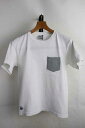 チャムス Tシャツ 中古 レディース CHUMS 胸ポケット【S】【古着】【中古】【レディース】【女性】アメカジ ガールズ キッズ アウトドア キャンプ トレッキング 登山 バーベキュー トレーニング スポーツ 白T 半袖 無地