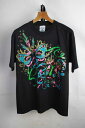古着 Tシャツ メンズ 中古 レア 美品 1990年代 Artifacts by QUANNAH RICE アート【ONE SIZE】【古着】【レディース】【ヴィンテージ】 【ビンテージ】 【レトロ古着】【vintage】【アメカジ】90’s 90s 90年代 黒 1点物 美術 アート 芸術 ラインストーン