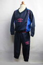アンブロ ジャージ【中古】【キッズ】umbro 上下 セットアップ【100】【古着】【子供服】男の子 男子 スポーツ トレーニング サッカー 野球 アメカジ ランニング 3歳 4歳 ジャケット 長ズボン パンツ UBA454OK デサント