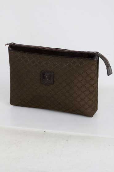 セリーヌ バッグ【中古】【メンズ】【レディース】イタリア製 CELINE マカダム柄 セカンドバッグ（ポシェット）鞄 バック オールド OLD ヴィンテージ ビンテージ おしゃれ【古着】90年代 90's 90s アメカジ 男性 女性 旅行 トラベル MO8 vintage MADE IN ITALY クラッチ