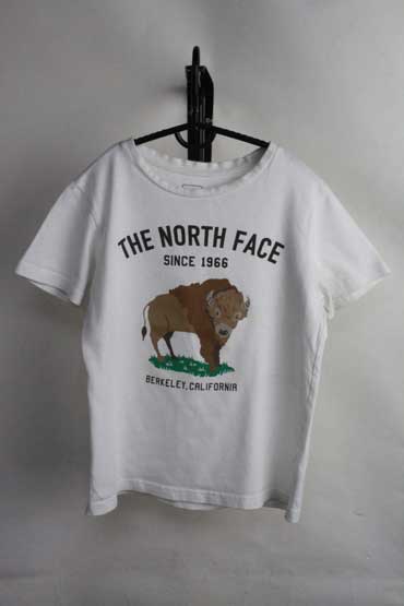 ザ ノースフェイス Tシャツ【古着】【中古】半袖 キッズ 子供 THE NORTH FACE グラフィックアニマル【130】 アメカジ アウトドア キャンプ 登山 DOME TEE 保育園 外遊び公園 山 川 5歳 6歳 7歳 NTJ32047