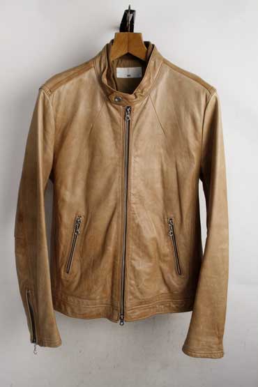 シングルライダース メンズ 中古 HARE ハレ シープレザー(羊革) 【L】 本革 革ジャン 皮ジャン ライダース【古着】【中古】【メンズ】【レディース】【ヴィンテージ】 【ビンテージ】【古着屋】ブランド古着のサムネイル