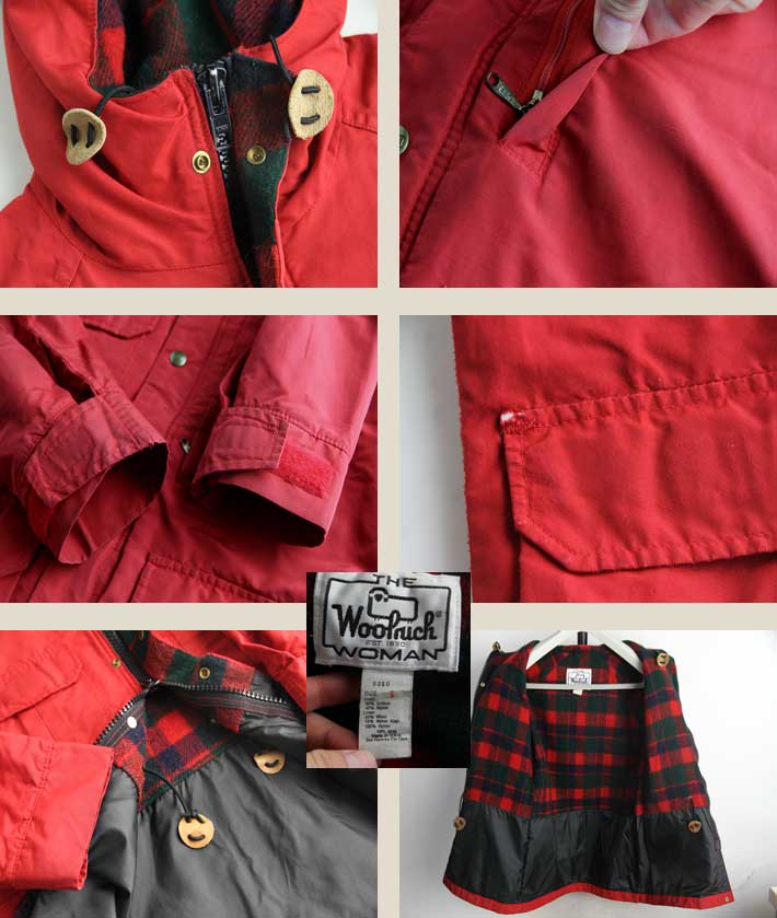 アメリカ製 80年代 ウールリッチ Woolrich マウンテンパーカー【S】【中古】【古着】【ヴィンテージ】【ビンテージ】【メンズ】【男性】【レディース】アウトドア キャンプ トレッキング 登山