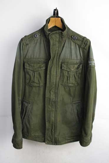 M-65型 ミリタリージャケット 中古 アバクロンビー＆フィッチ Abercrombie＆Fitch【M】【古着】【中古】【メンズ】【男性】【レディース】【女性】フライトジャケット 軍モノ アバクロ アメカジ
