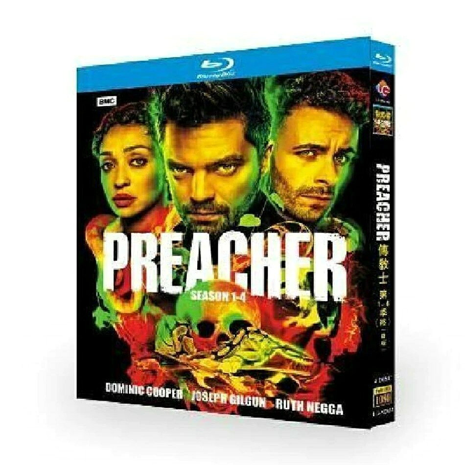 PREACHER / プリーチャー シーズン1+2+3+4 完全版 Blu-ray BOX 日本語吹き替え版