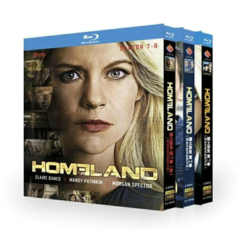 海外ドラマ HOMELAND ホームランド シーズン1+2+3+4+5+6+7+8? Blu-ray BOX 日本語字幕 日本語吹き替え版