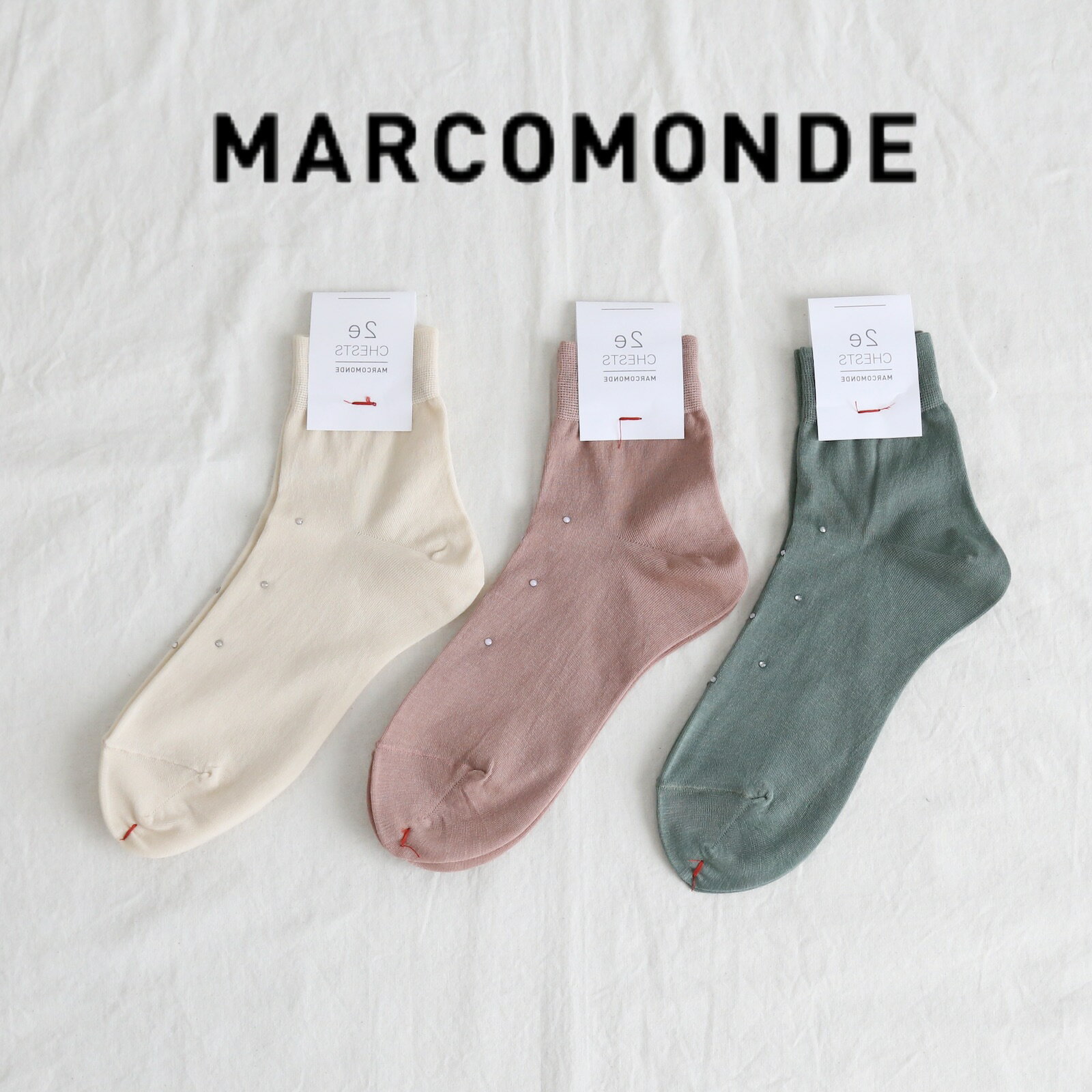 MARCOMONDE ストーンショートソックス 