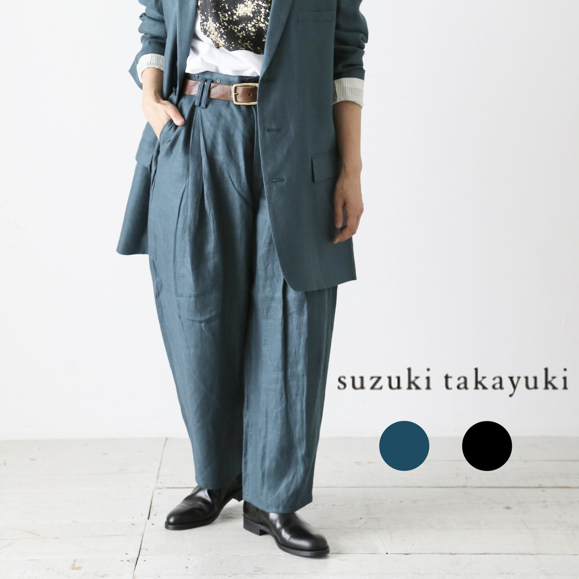 suzuki takayuki ワイドレッグパンツ [A242-19]