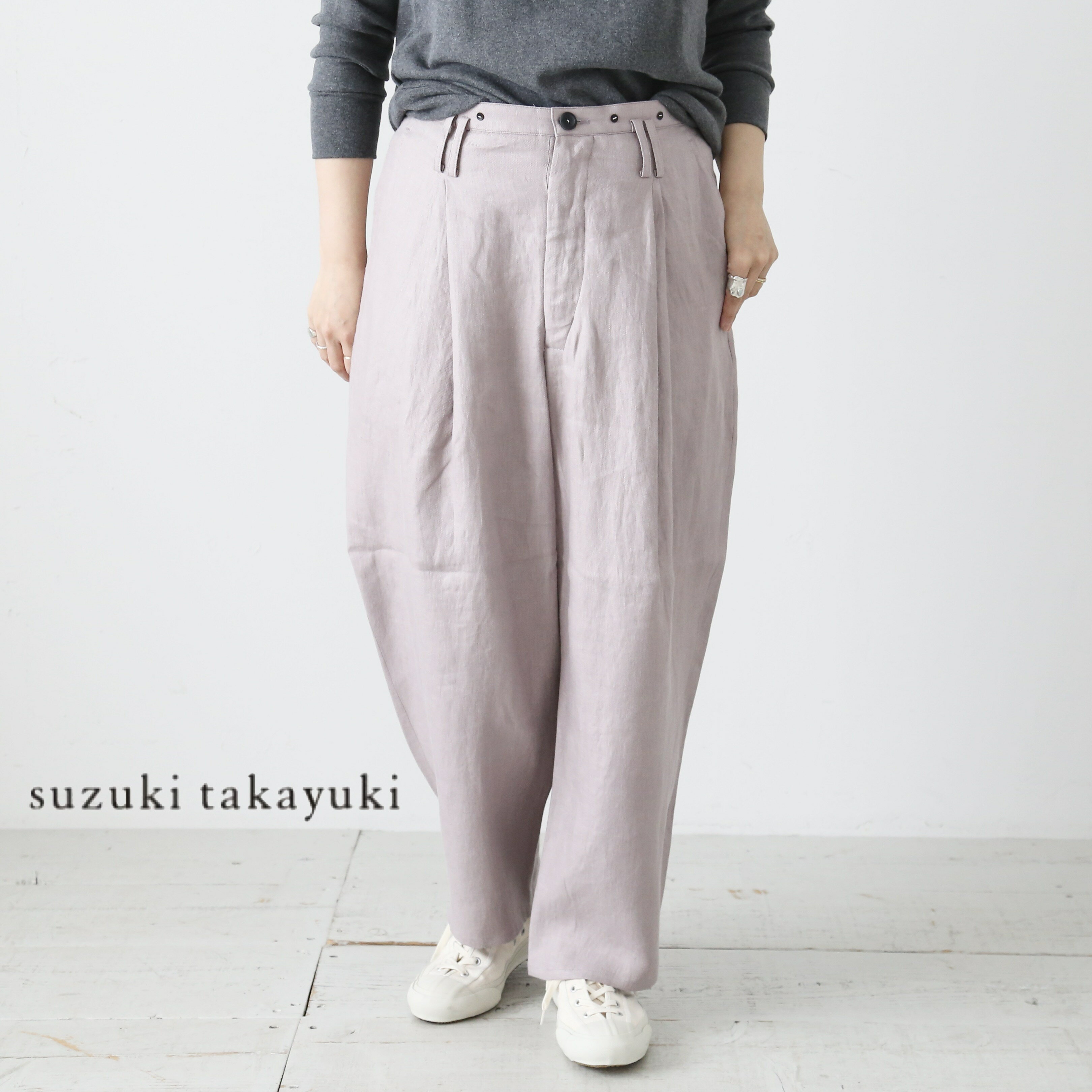 suzuki takayuki ワイドレッドパンツ [S242-19]