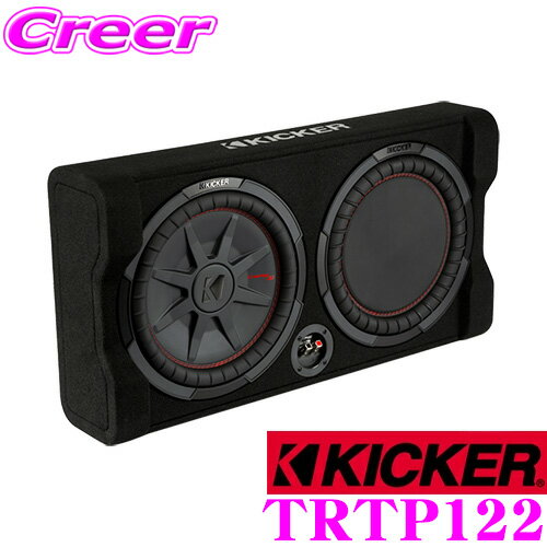 【5/9～5/15はエントリー+3点以上購入でP10倍】 KICKER 48TRTP122 定格入力:500W 2Ω 12インチ(30cm)ウーファー搭載 サブウーハーBOX 下向き設置 サイズ:700×370×156mm 日本正規品 1年保証 キッカー