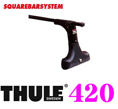 THULE SQUAREBARSYSTEM 420 スーリー スクエアバーシステムTH420フット 【レインガーター装備車・ハイルーフ車用フット】