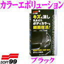 【GW運試し♪確率50%最大10,000P還元 5/1限定】ソフト99 カラーエボリューション ブラック 【専用スポンジ・手袋・拭き取りクロス付き!】 コーティ...
