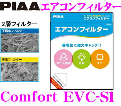 PIAA EVC-S1 Comfort エアコンフィルター 【アルト エブリィ MRワゴン ジムニー ワゴンR等】