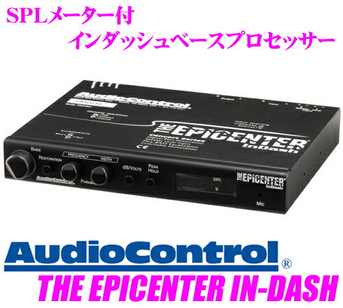 【5/21～5/26はエントリー+3点以上購入でP10倍】 Audio Control オーディオコントロール THE EPICENTER INDASH SPL/VOLTメーター付インダッシュベースプロセッサー