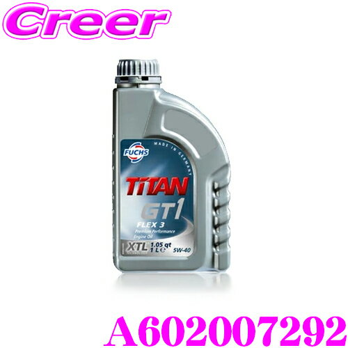 FUCHS եå A602007292 TITAN GT1 FLEX 3 100%ع󥸥󥪥 ACEA C3/API SN 1L ھǧBMW LL-04 MB-226.5/229.31/51/52 ݥ륷 C40