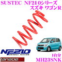 TANABE タナベ ローダウンサスペンション MH23SNK スズキ ワゴンR MH23S(H20.9~)用 SUSTEC NF210 F 25~35mm R 20~30mmダウン 車両1台分 車検対応