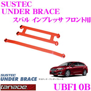 【5/9～5/15はエントリー+3点以上購入でP10倍】 TANABE タナベ アンダーブレース UBF10B スバルGP7 インプレッサスポーツ用 【ハイレスポンスなハンドリングを実現!】