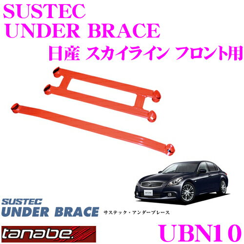 TANABE タナベ アンダーブレース UBN10 日産 PV36 スカイライン用 【ハイレスポンスなハンドリングを実現!】