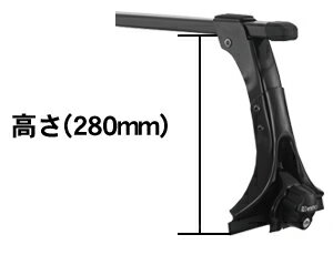 カーメイト INNO トヨタ 200系 ハイエース (ワイド幅 ミドルルーフ) 用 ルーフキャリア取付2点セット INMDK + IN-B165セット