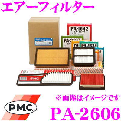 PMC エアフィルター PA-2606 スバル/日産/いすゞ車用エアエレメント 【純正品番：16546-AA030/16546-17B00対応品】