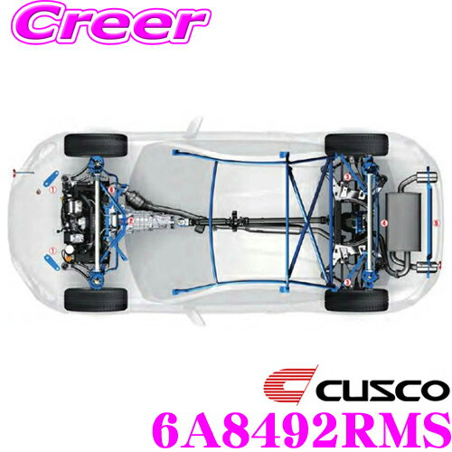 CUSCO クスコ パワーブレース 6A8 492 RMSスバル SK9 フォレスター 4WDリヤメンバーサイド用