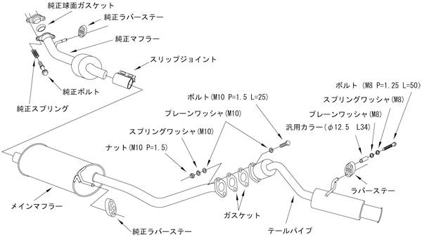 HKS サイレントハイパワー エキゾースト マフラー スズキ HA36S アルトターボRS/アルトワークス用 SUS304 ステンレス JASMA 認定 2年3万km保証 車検対応 外装用品 エクステリア カスタム パーツ silent Hi-Power 31019-AS005