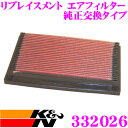 【8/17迄限定】\お盆特価 最大500円OFFクーポン!/K&N 純正交換フィルター 33-2026 マツダ GD8S / GD8R / GV8W / GVE...