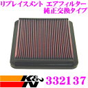 【夏の大還元!最大4000ポイント!〜8/11迄】K&N 純正交換フィルター 33-2137 トヨタ クラウンマジェスタ など 用 リプレイスメント ビルトイン...