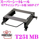 【当店限定★最大3000ポイント還元!〜7/26 01:59迄】BRIDE ブリッド シートレール T251MB リクライニングシート用 スーパーシートレール ...