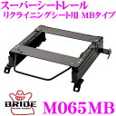 【当店限定★最大3000ポイント還元!〜7/26 01:59迄】BRIDE ブリッド シートレール M065MB リクライニングシート用 スーパーシートレール ...