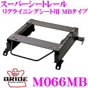【当店限定★最大3000ポイント還元!〜7/26 01:59迄】BRIDE ブリッド シートレール M066MB リクライニングシート用 スーパーシートレール ...