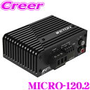 【当店限定】\P2倍以上×先着最大2000円クーポン!/イートン MICRO-120.2 85W×2ch パワーアンプ MICRO-SERIES 車載 D級 パ...