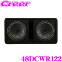 【先着順!GW限定クーポンで最大2000円OFF】KICKER 48DCWR122 最大入力2000W 30cmウーファー×2搭載 バスレフ型エンクロージャー ...