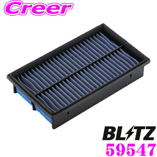 BLITZ ブリッツ エアフィルター SA-17B 59547 マツダ アクセラスポーツ(BLEFW)用 サスパワーエアフィルターLM SUS POWER AIR FILTER LM 純正品番LFBL-13-Z40対応品