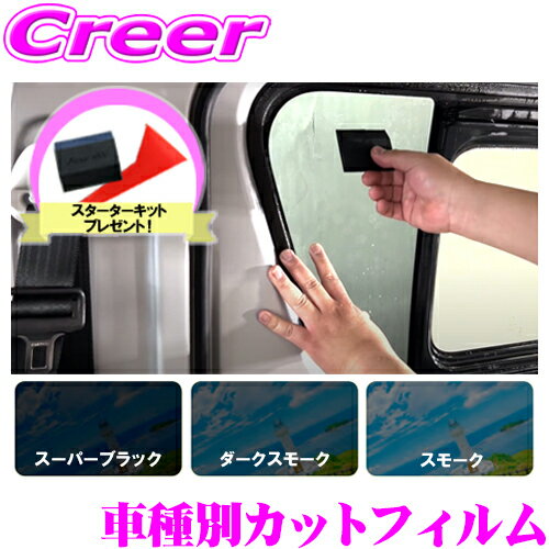 【今ならヘラ付き！】 カット済み カーフィルム NV100クリッパー U71V U72V(バンタイプ) スーパーブラック ハードコートフィルム 貼りやすい 失敗安心サービス 紫外線 UVカット 日よけ プライバシー保護 傷に強い B021641