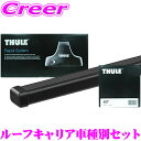 【当店限定 エントリーで全品最大P15倍 4/27 9:59迄】 THULE ミツビシ デリカD5用 ルーフキャリア取付3点セット 【フット754＆バー7125＆キット1485セット】 TH763後継