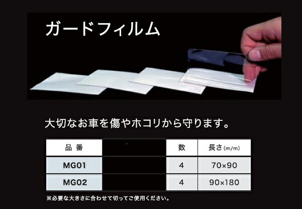 �ڸĿ���ˡ�ͽвٲ�ǽ�� ���ե�å� MG01 �롼�ե���ꥢ���ꥢ������� �����ɻߥ����ɥե����(�ݸ����) 70mm��90mm(4������)