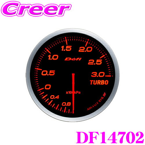 Defi デフィ 日本精機 DF14702 Defi-Link Meter (デフィリンクメーター) アドバンス BF ターボ計 300kPaモデル 【サイズ：φ60/照明カラー：アンバーレッド】