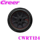 【先着順!GW限定クーポンで最大2000円OFF】KICKER CWRT12 CompRT 4ΩDVC 30cm薄型サブウーファー MAX1000W/RMS50...