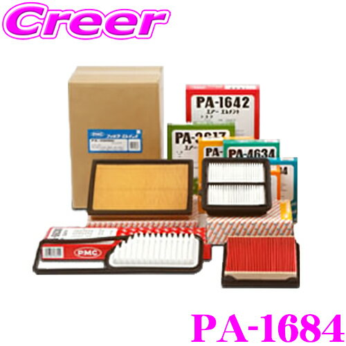 【先着】最大700円OFF配布中♪ ＼~11/12 23:59／PMC エアフィルター PA-1684 トヨタ車用エアエレメント 【純正品番：17801-22020対応品】(2)