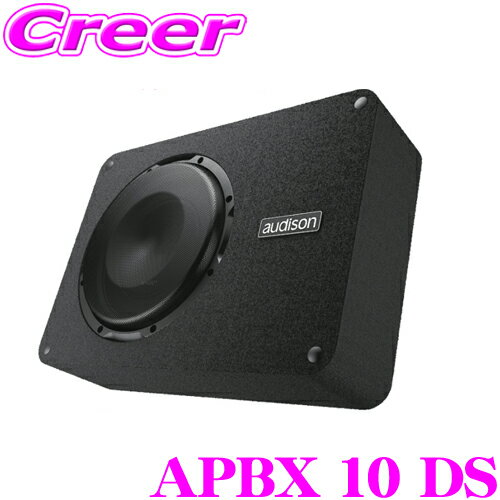 ＼クレール限定!!／ AUDISON オーディソン Prima APBX 10 DS 薄型25cmサブウーファーエンクロージャー 定格入力400W 4Ωデュアルボイスコイル