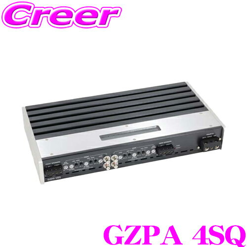 【5/21～5/26はエントリー+3点以上購入でP10倍】 GROUND ZERO グラウンドゼロ GZPA 4SQ 4ch Class-AB 級SQ パワーアンプ 音質性能をさらに高めたハイグレードパワーアンプ