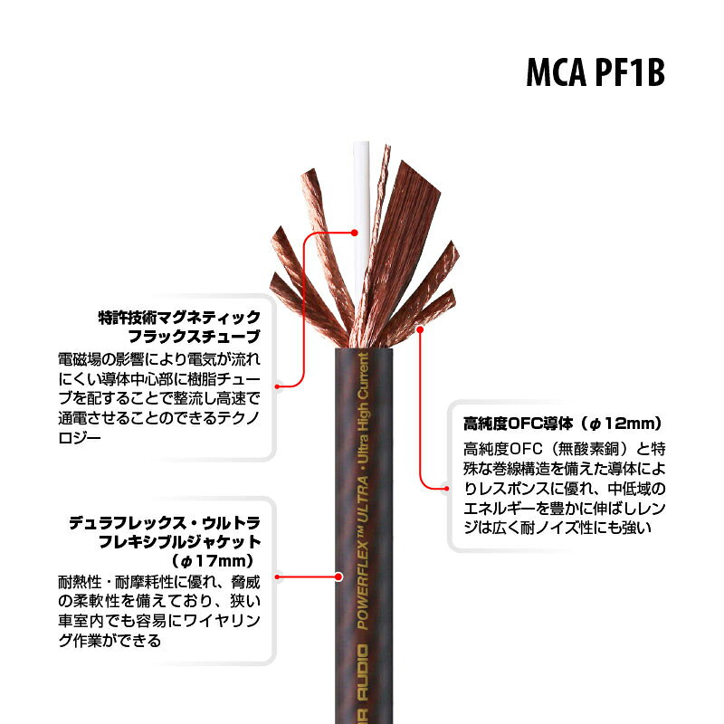 【レビューで確率UP】最大5万pt大抽選会 モンスターケーブル 車載用電源ケーブル M...