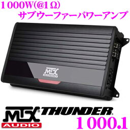 MTX Audio THUNDER1000.1 350W(@4Ω) 600W(@2Ω) 1000W(@1Ω)モノラル サブウーファーパワーアンプ