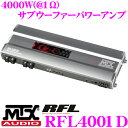 MTX Audio RFL4001D 1500W(@4Ω)2400W(@2Ω)4000W(@1Ω) モノラルサブウーファーパワーアンプ