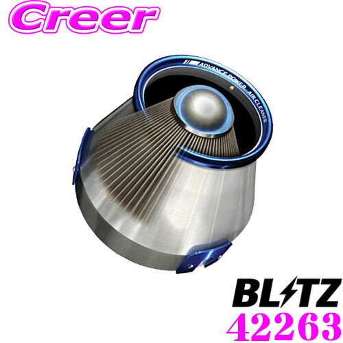 【最大2000円OFFクーポン！早い者勝ち！ 】 BLITZ ブリッツ No.42263 ホンダ RW1 RW2 CR-V専用 アドバンスパワー コアタイプエアクリーナー ADVANCE POWER AIR CLEANER