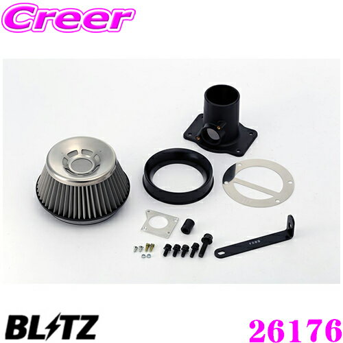 BLITZ ブリッツ No.26176 三菱 コルト ラリーアート(Z27A/Z27AG)用 サスパワー コアタイプエアクリーナー SUS POWER AIR CLEANER