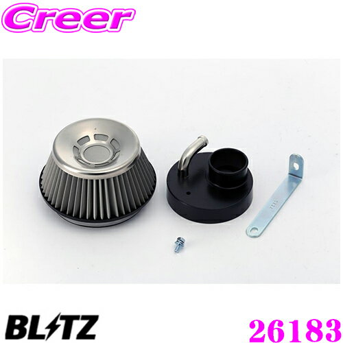 ＼今なら最大4000ポイント！要エントリー／BLITZ ブリッツ No.26183 スズキ ワゴンR(CT51S CV51S)用 サスパワー コアタイプエアクリーナー SUS POWER AIR CLEANER