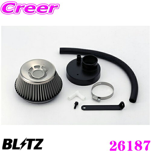 ＼6/5限定！全品P5倍以上＆最大1000円OFFクーポンBLITZ ブリッツ No.26187 スズキ ワゴンR[ターボエンジン](MH21S)用 サスパワー コアタイプエアクリーナー SUS POWER AIR CLEANER